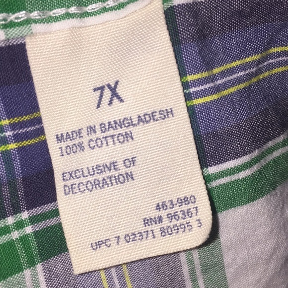 🍃 Oshkosh Bgosh Long Sleeve Button down shirt 🍃 - Picture 5 of 6